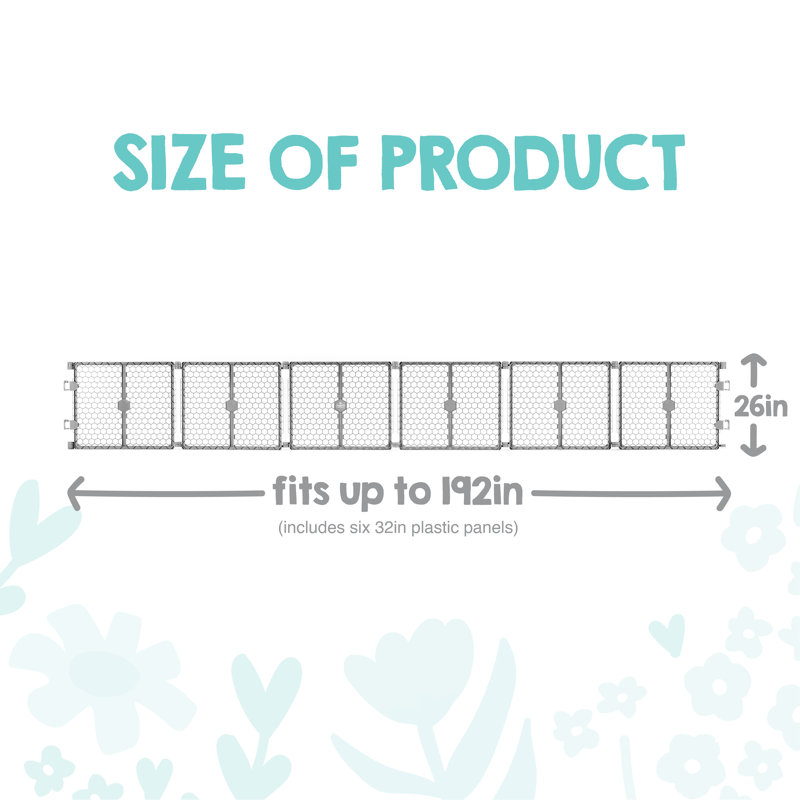 Regalo 192 Inch Plastic Play Yard Safety Gate & Reviews | Wayfair